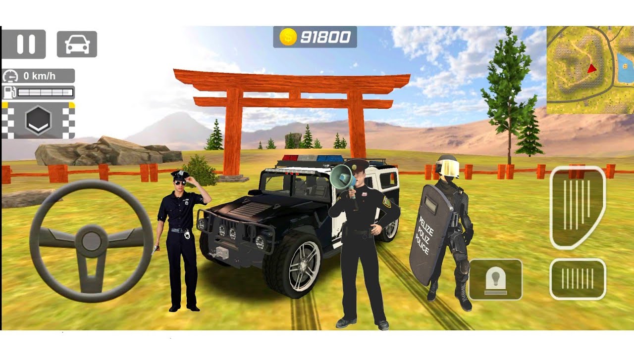 Police Car Chase Cop Simulator New Update | Police Give Warning Before Attacking - Android Gameplay