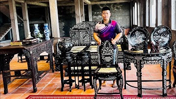 Đồ Xưa Cũ 13/11 CNV rao bán - Tượng Gỗ, Bộ Bàn Bán Nguyệt Gõ Mật, Lư Đồng, Giường Tam Thành