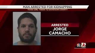 Davidson County man accused of abducting a teenage girl from Texas