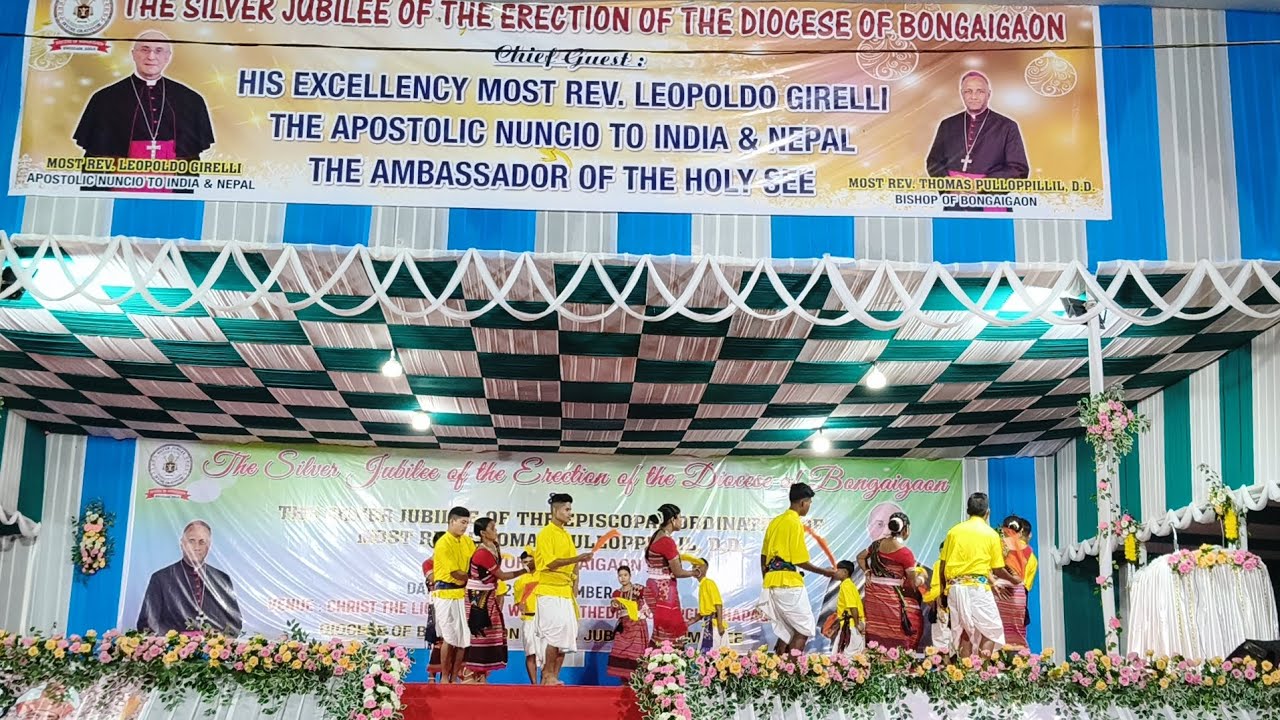 Hajong Dance (The Silver Jubilee of our Bishop and the Bongaigaon Diocese)