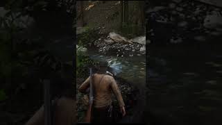 A nascente” do Ringneck Creek em RDR2 😳💧 | Só poças! #shorts #rdr2