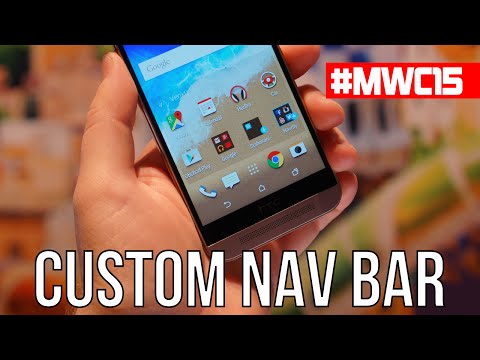 Hands-on: HTC One M9 custom nav bar