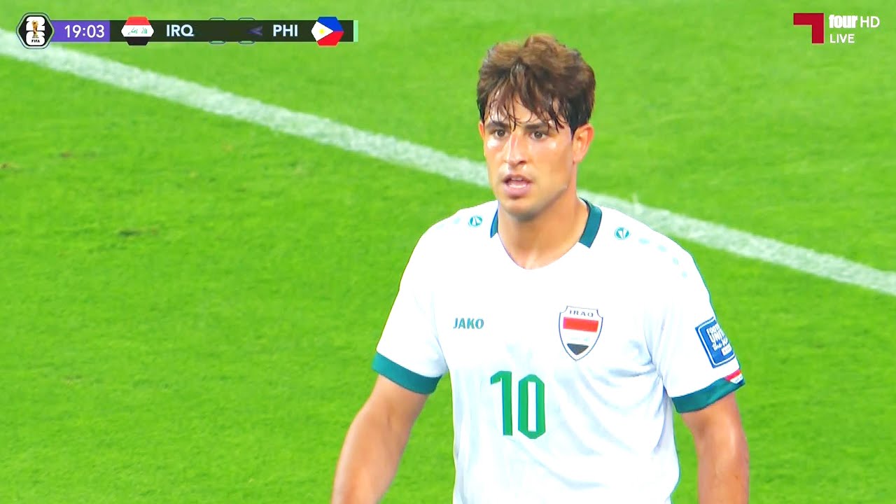 ملخص مباراة العراق والفلبين | مهند علي ميمي يحسم المباراة | تصفيات كأس العالم 2026