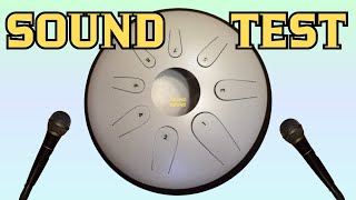 Idiopan Domina steel tongue drum * Review & Sound Test - YouTube