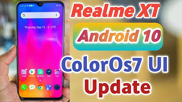 Realme XT Android 10 Update realme UI ColorOs7 Update || January security patch Update