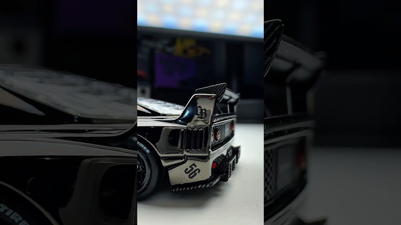 INNO64 LBWK F40 | Chrome Black Showcase in 1/64 Scale