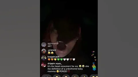Jania Meshell listening to NBA YoungBoy on IG live after break up with Dejounte Murray.