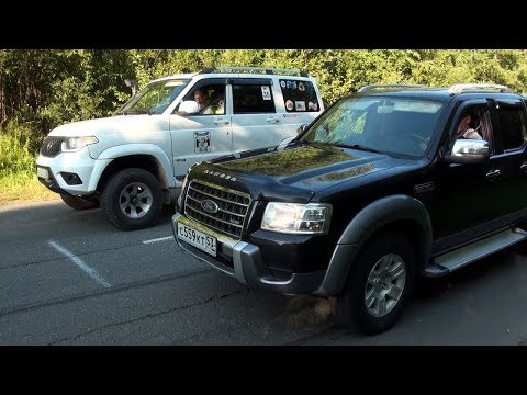 Video: UAZ Patriot Vs Ford Focus II. FOUR SEVERAL MUCH?