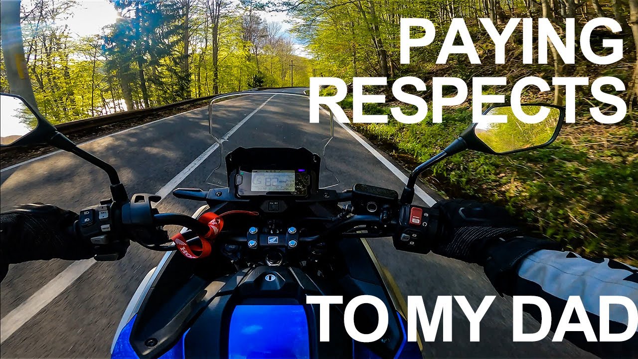 [ASMR] Paying respects to my Dad and riding his bike through the mountains [4K/RAW]