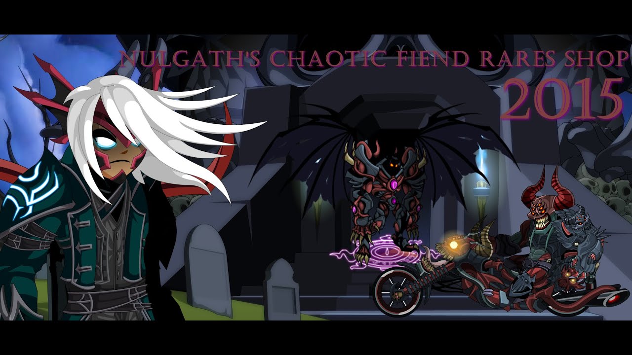 =AQW= Nulgath's Chaotic Fiend Rares Shop 2015