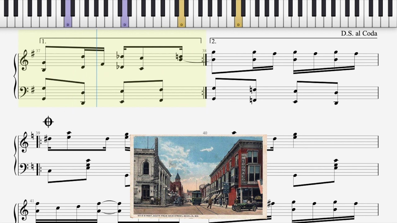 Sedalia Glide (Contemporary Ragtime) by John Carney 2013