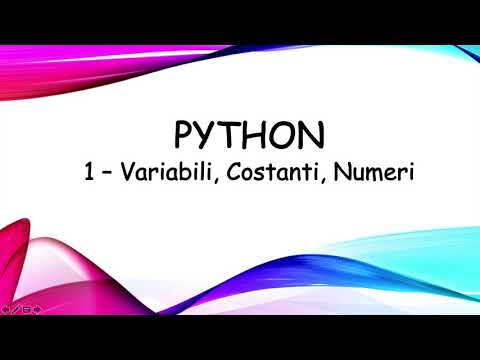 Video: Come si fa una costante in Python?
