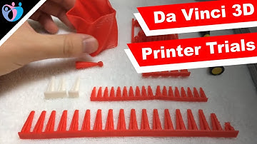 da Vinci 1.0 3D printer trials overview XYZprinting printing trail review