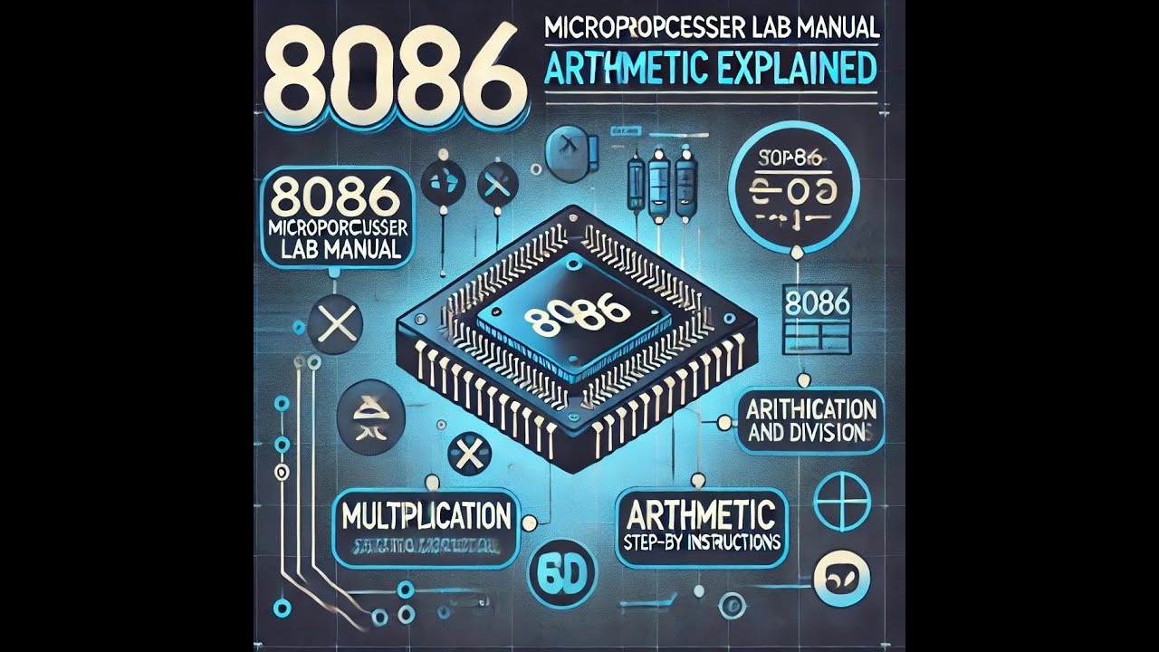 Lab Manual: Signed, Unsigned Multiplication and Division in 8086 - YouTube