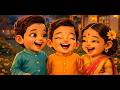 Festival Time Poem for Kids 🎉 | Fun Rhymes About Festivals | Easy Kids Poem | Fefdy