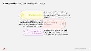 FortiADC Layer 4 Deployment – FULLNAT