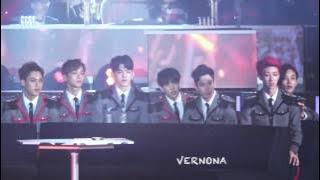 20161226 Gayo Dajeon SEVENTEEN Reaction to BTS 'FIRE'