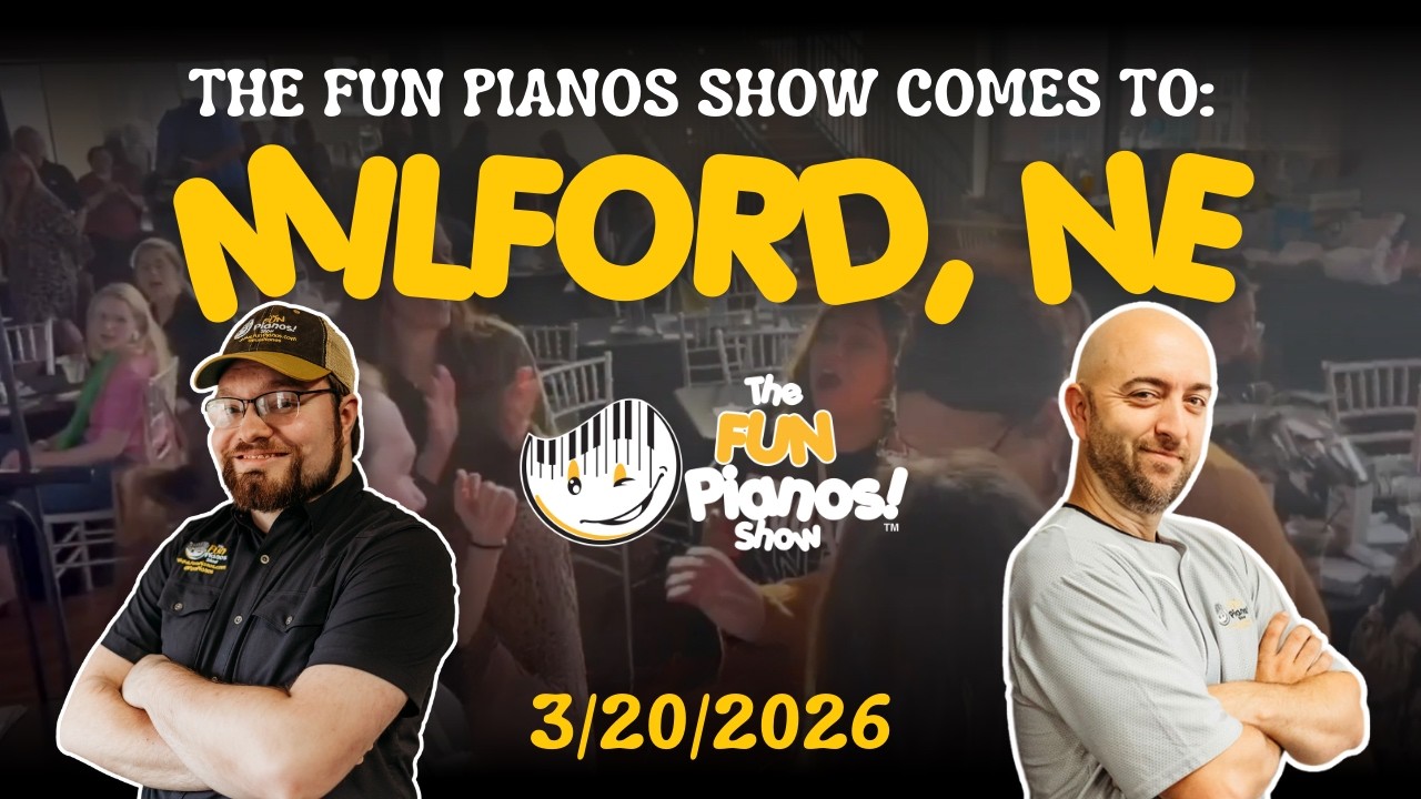 Coming to Milford, NE on 3/20/2026 | Milford Chamber of Commerce | The Fun Pianos! Show