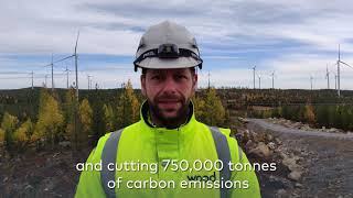 Wood make it possible on Europe’s largest onshore windfarm
