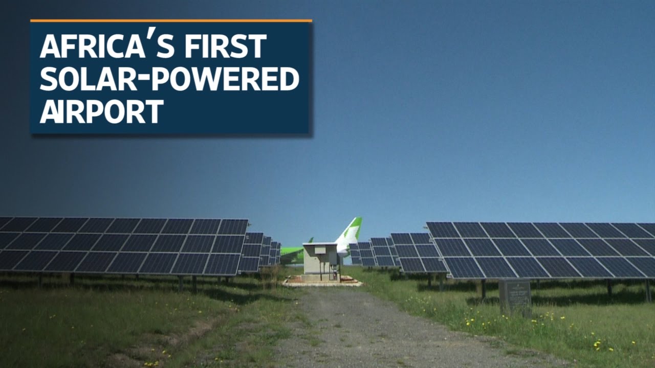 Africa basks in continent's first solar-powered airport