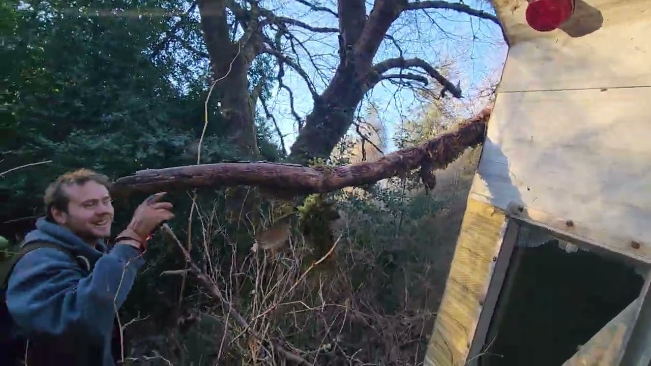 Abandoned Building and RV 