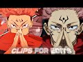 Sukuna raw clips for editing jujutsu kaisen season 1 and 2