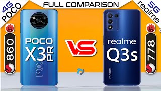 POCO X3 PRO vs Realme Q3s (4G vs 5G) Full Comparison | Which is Best