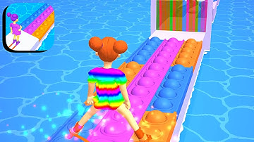 Pop it Roller ​- All Levels Gameplay Android,ios (Levels 103-108)