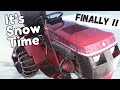 FINALLY! Plowing Snow with the WHEEL HORSE 520H