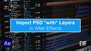 Import PSD with Layers in After Effects