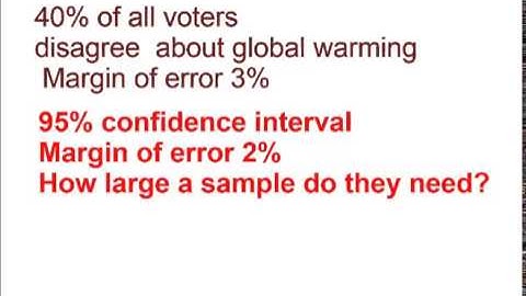 Choosing your sample size