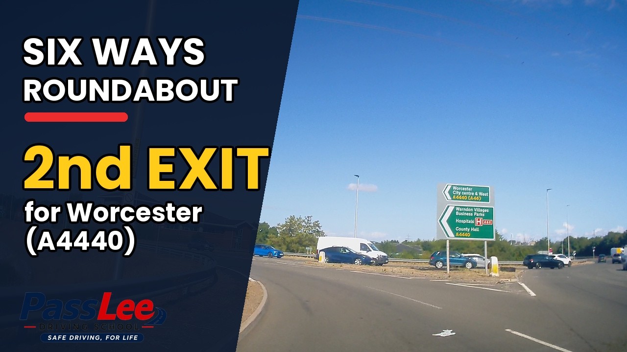 From Pershore Lane · A4440 – Six Ways Roundabout Worcester