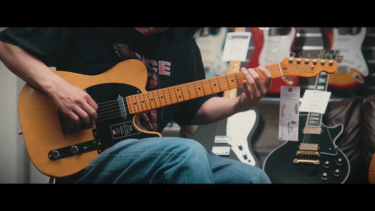 FENDER American Ultra Luxe Vintage '50s Telecaster /Butterscotch Blonde/Maple Fingerboard