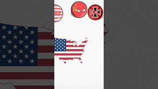 los enemigos de cada país #countryballs #edit