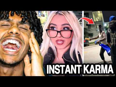 Racist Female Streamer RUNS For Her Life After MESSING With The Wrong One...