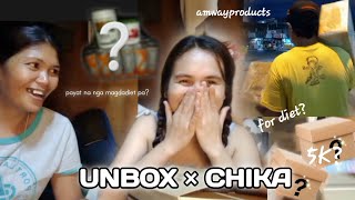 UNBOX×CHIKA WITH ME AND MY  KUMARE(AMWAYPRODUCTS)PANG-DIETunboxing |Chin Casiano