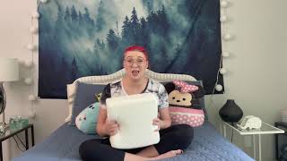 Review of TOPPURE Cube Memory Foam Pillow for Side Sleepers (12"/12"/5" Extra Soft), Cervical Pillow screenshot 5