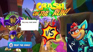 Ika ika Crash face off againts Oxide robo neo cortex‼️ Crash on the run Gameplay