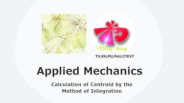 #Centroid calculation of Simple Geometric Shapes By the Method of Integration#Right Angled Triangle
