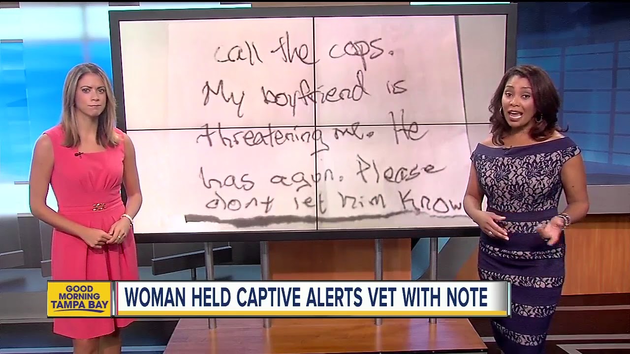 FL woman held captive slips note to vet employee YouTube