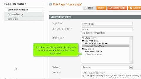 How to use the CMS in Magento Commerce - Magneto Tutorial