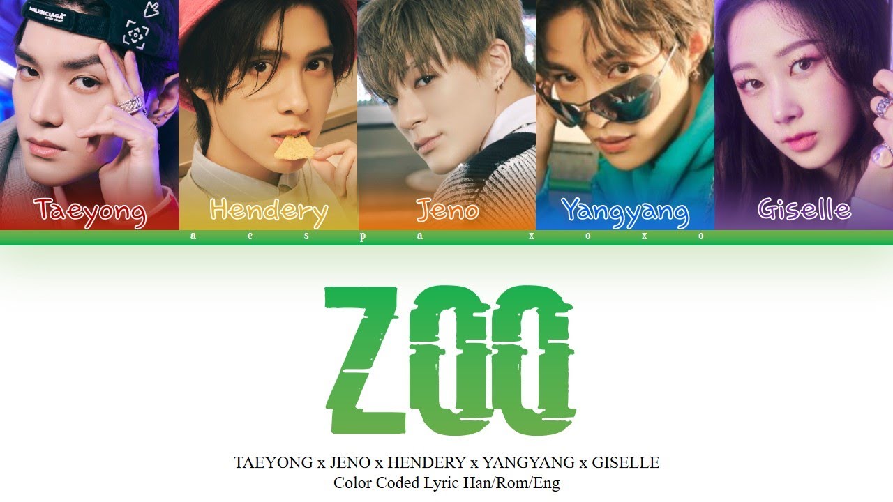 NCT X aespa 'Zoo' Lyrics (Color Coded Lyrics Han/Rom/Eng) YouTube