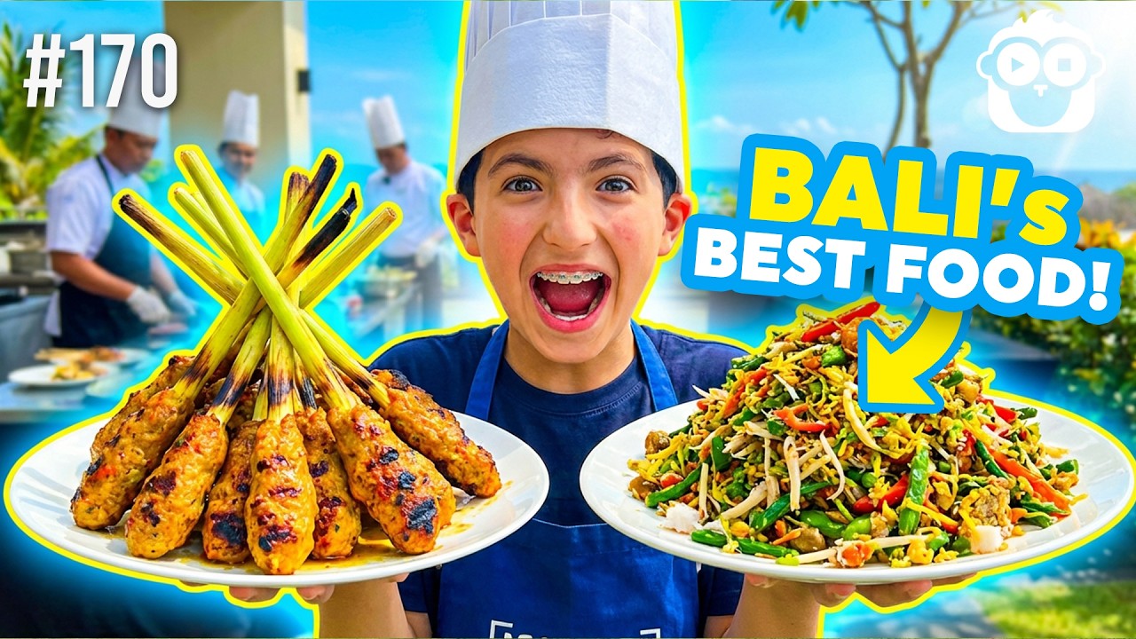 I Took a Balinese Cooking Masterclass 🇮🇩🔥 (Chicken Satay & Bumbu Bali)