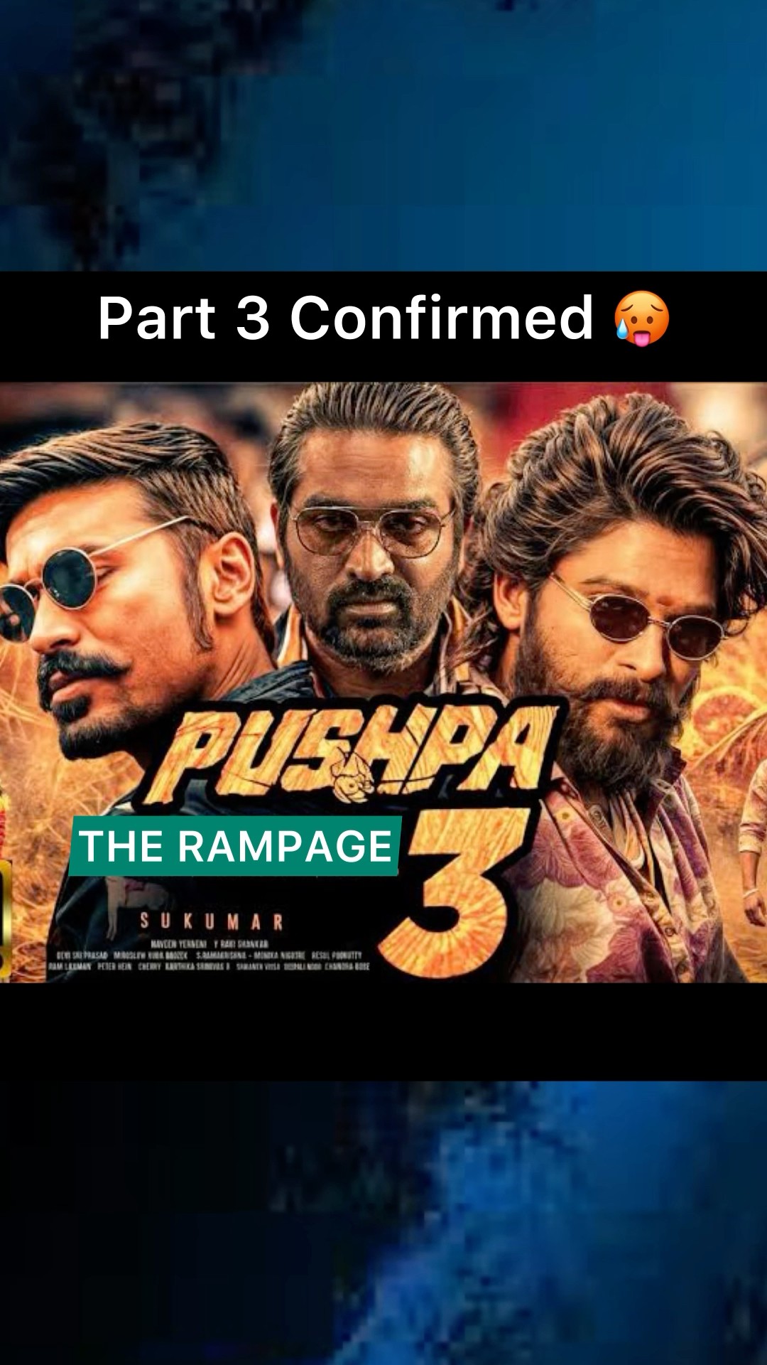 Pushpa 3 Confirmed ✅ || Pushpa 2 || Allu Arjun || Vijaydevarakonda || Poolachokka
