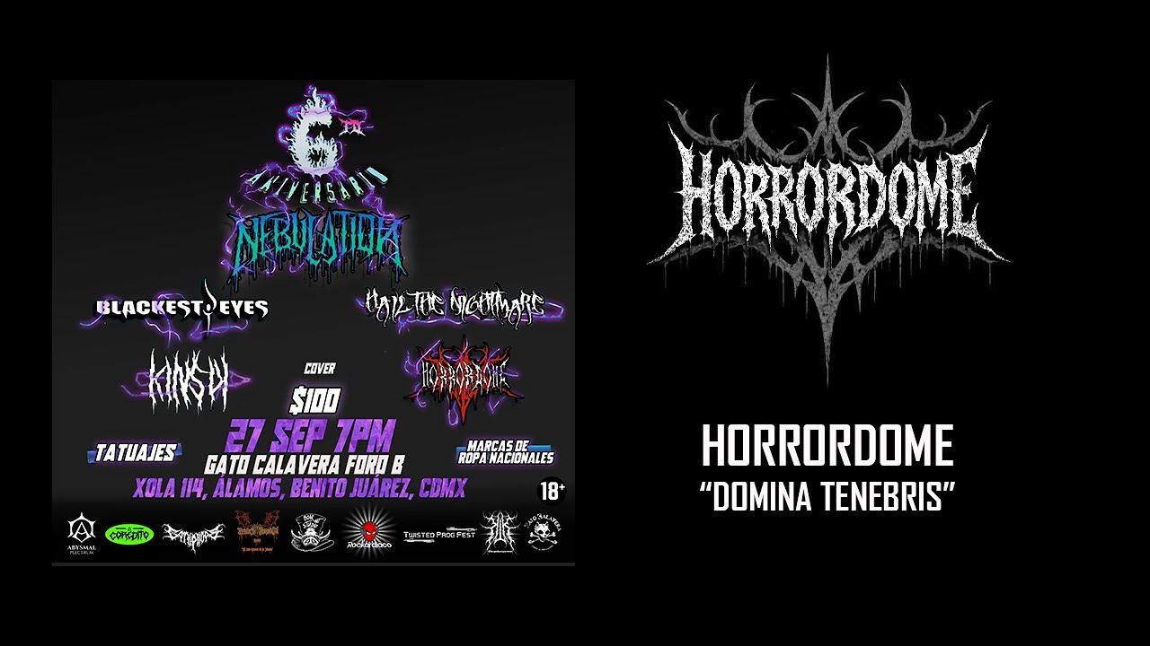 Horrordome "Domina Tenebris" - Gato Calavera - 27 Sep 2025