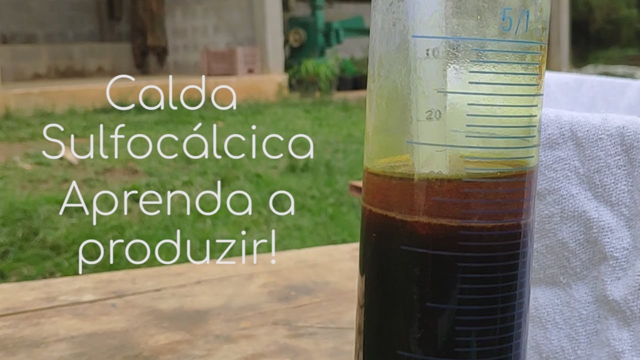 Calda Sulfocálcica: Aprenda a produzir!