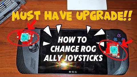 How To Install Hall Effect Joysticks On Asus Rog Ally X.