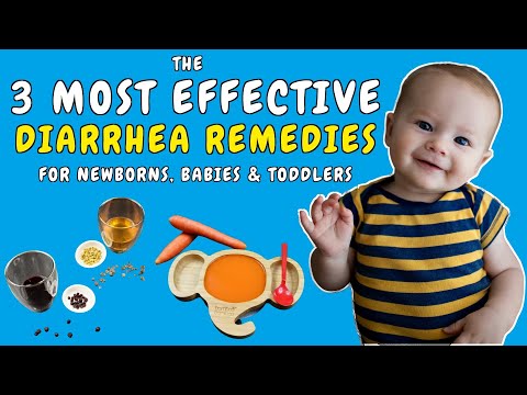 How to stop diarrhea in babies FAST - The 3 MOST EFFECTIVE baby diarrhea home remedies