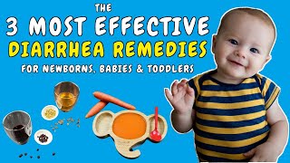 How to stop diarrhea in babies FAST  The 3 MOST EFFECTIVE baby diarrhea home remedies