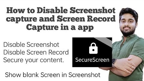 Disable Screenshot in Android Studio. Java and kotlin